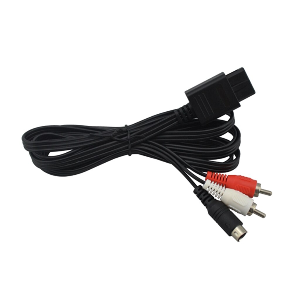 S-Video Cable for GameCube for GC RCA AV Cord for N64 for SNES