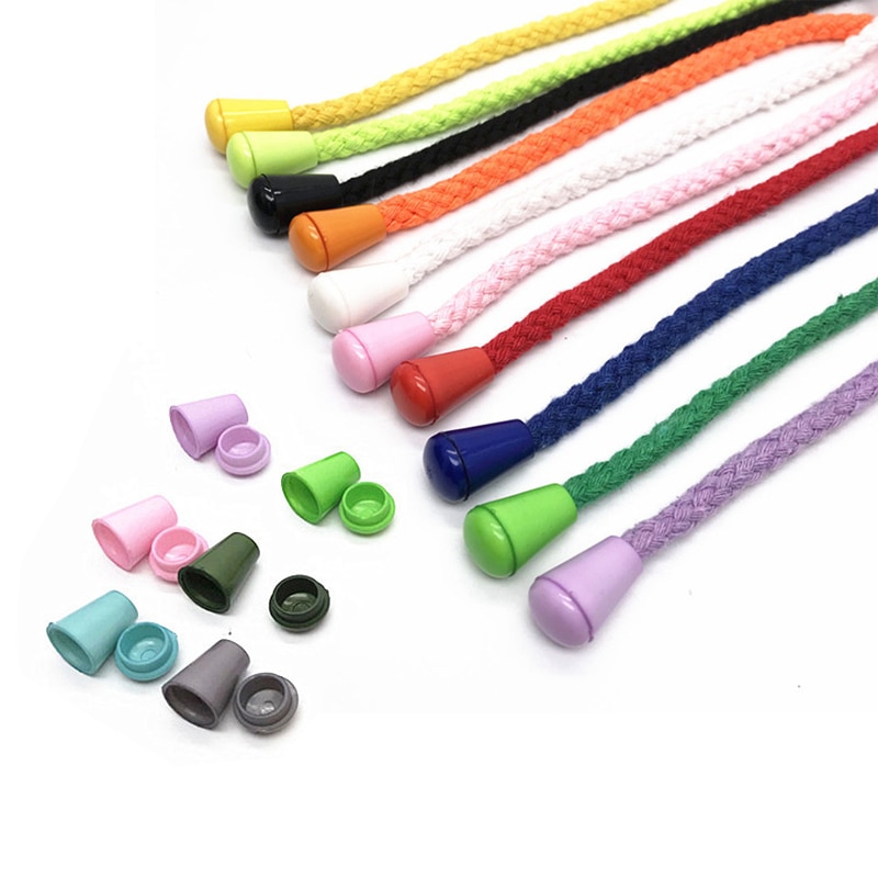AIJJU-Cierre de campana con cierre de tapa, Clip de palanca de plástico colorido para bolsa de ropa Paracord, calzado deportivo, 100 Uds.