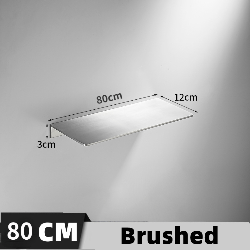 Estante de baño negro/cromo, estantes esquineros gruesos de acero inoxidable, toallero, soporte para champú, estante de almacenamiento de cocina de 60 /70 /80cm: Rojo