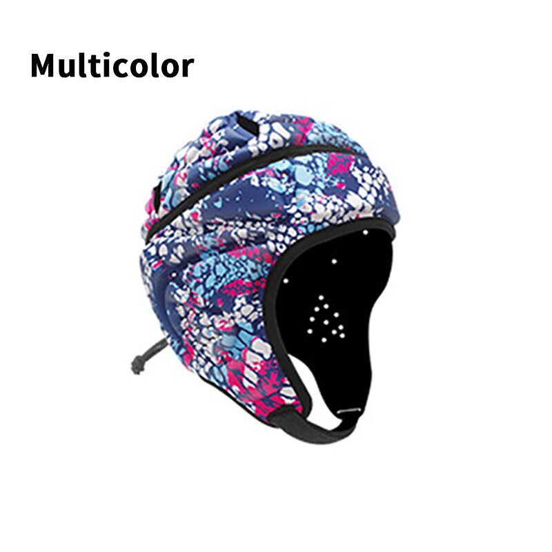 Sport Rugby Hoofdbeschermer Zachte Helm Vlag Amerikaanse Voetbal Helmen Gewatteerde Voetbal Hoofd Hoed Beschermende Hoofddeksels Crum Cap Mannen Volwassen: multicolor