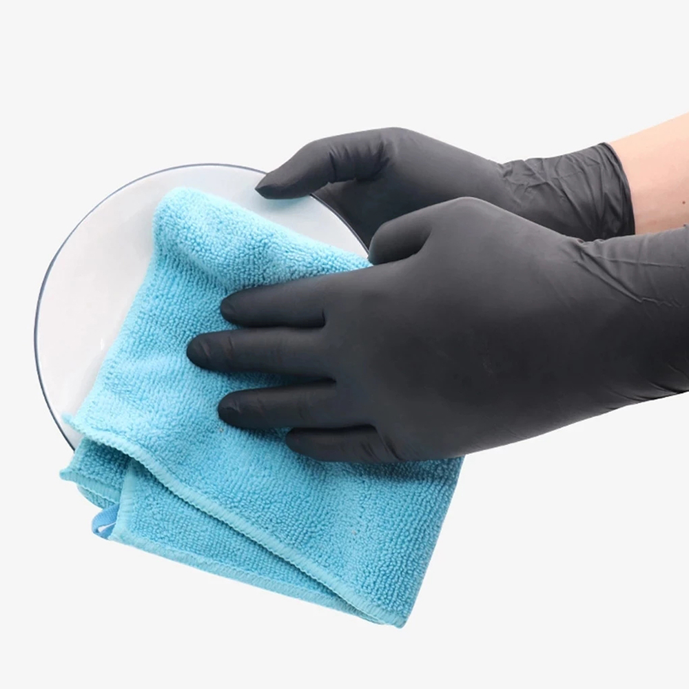 50Pcs Latex Nitril Handschoenen Keuken Wegwerp Latex Handschoenen Voor Huishoudelijke Keuken Laboratorium Tuin Schoonmaak Handschoenen