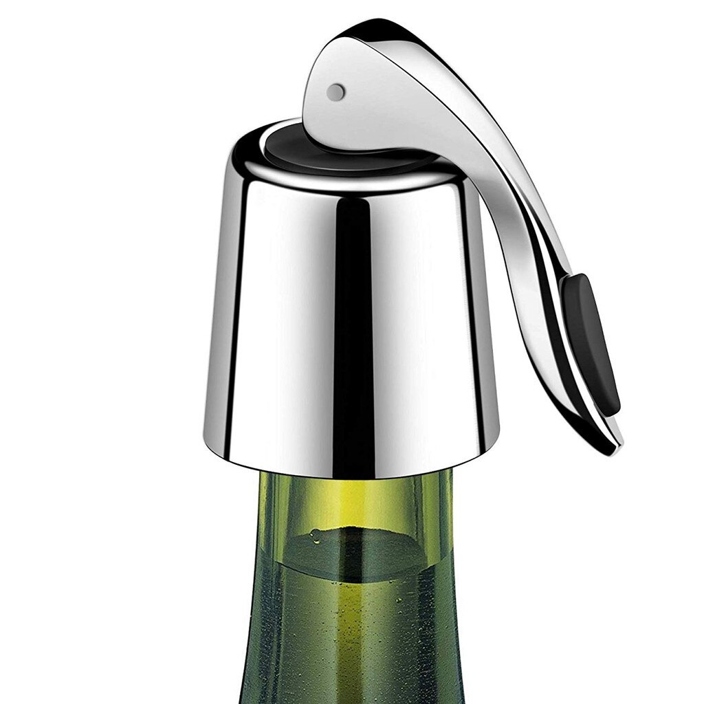 1 st Rvs Champagne Mousserende Wijn Fles Stopper Sealer Fles Cover Wijn Plug Accessoires Drinken Bar Tool: Default Title