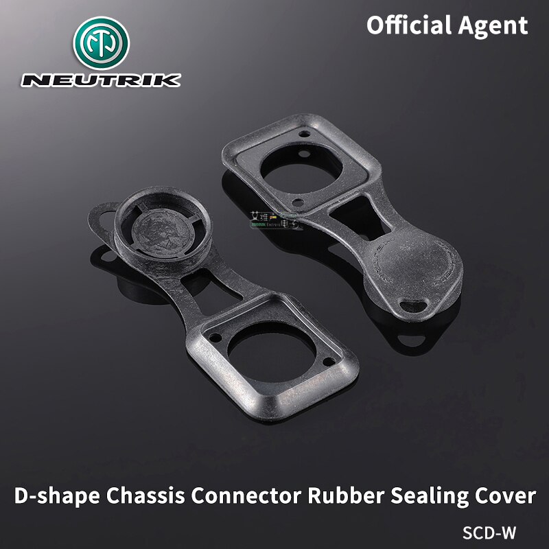 Neutrik speakON XLR D Shape Chassis Connector Sealing Cover SCD-W Dust Water Proof IP65 for powerCON etherCON CAT6 RCA HDMI BNC
