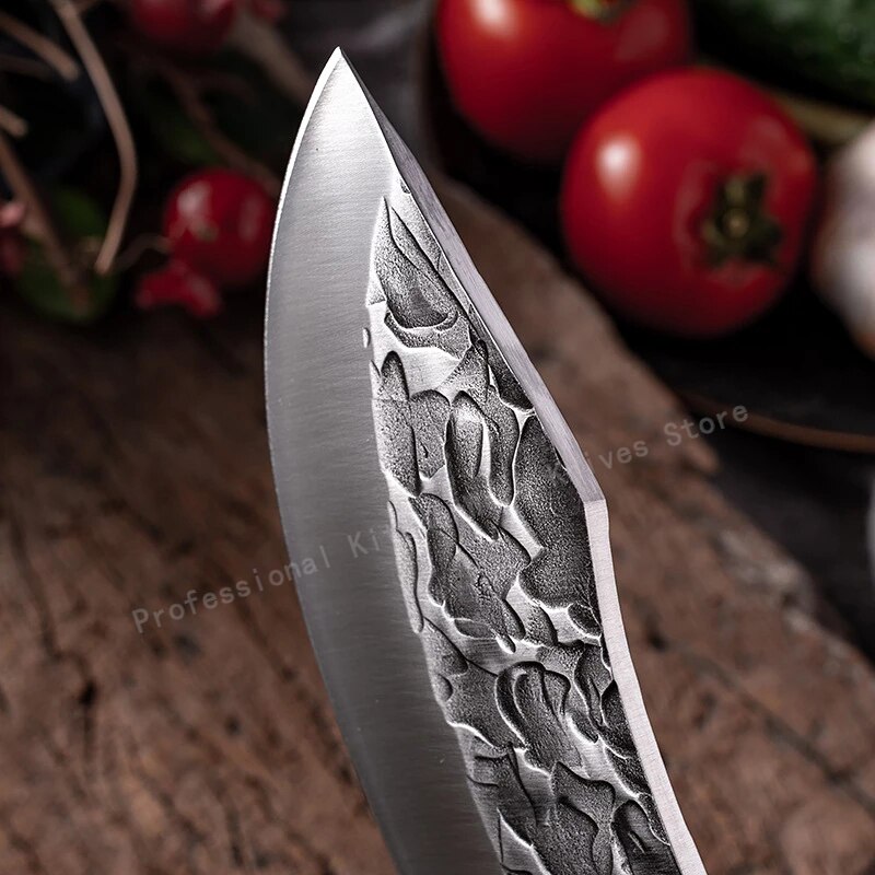 Forged Hammer Chopping Knife Boning Knife Kitchen Kitchen Knife Stainless Steel Meat Cleaver Slicing Knife Cooking Knife