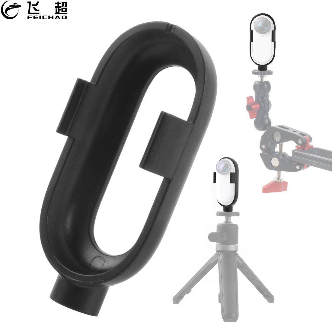 Supporto per montaggio su telaio in plastica per fotocamera con guscio protettivo da 1/4 &quot;per accessori per fotografia Insta360 GO 2 Action Camera