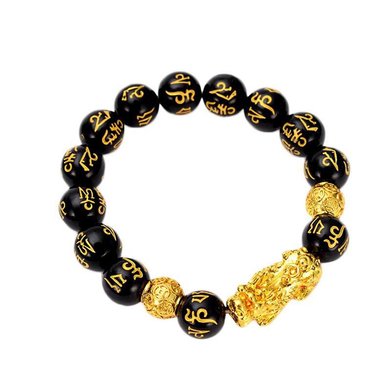 Bracciale Perline - Perle 12mm - Moda Donna - Vetro, Acrilico, Lega: B