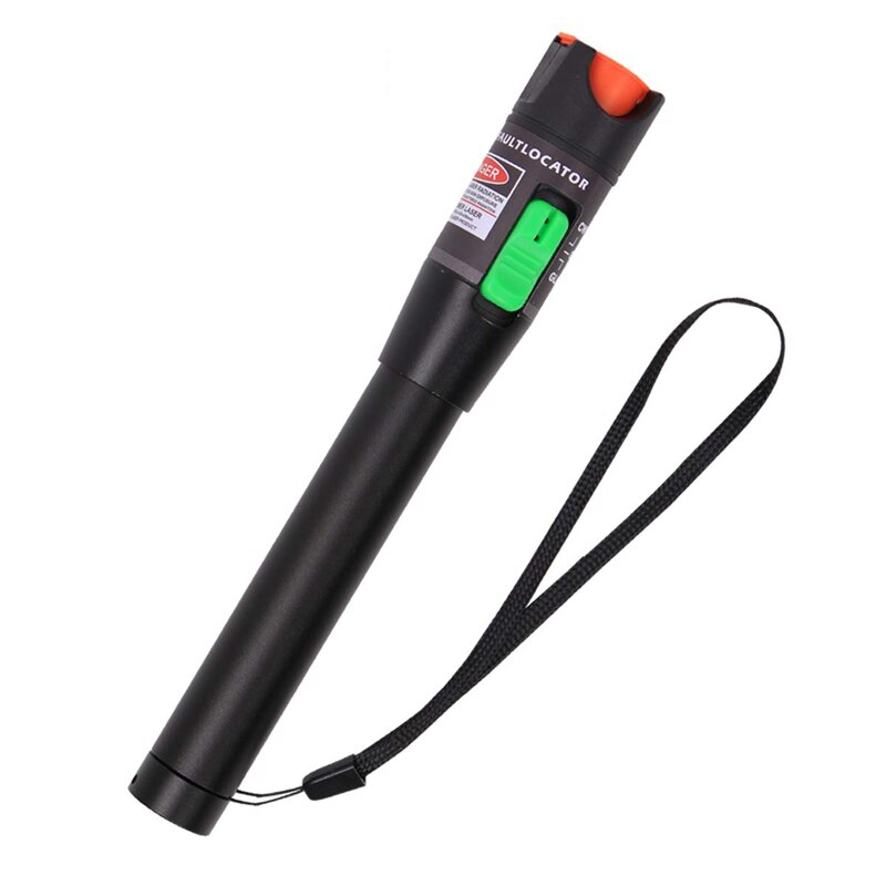 Fiber Visual Fault Locator 30MW 30KM,VFL Fiber Optic Cable Tester Meter,Red Light Pen Tester Adapt LC/FC/SC/ST Interface