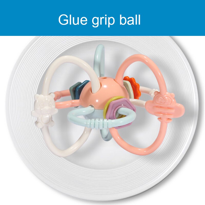 Baby hand ball toys puzzle soft glue tactile massage perception tactile ball baby Manhattan: Catch the ball