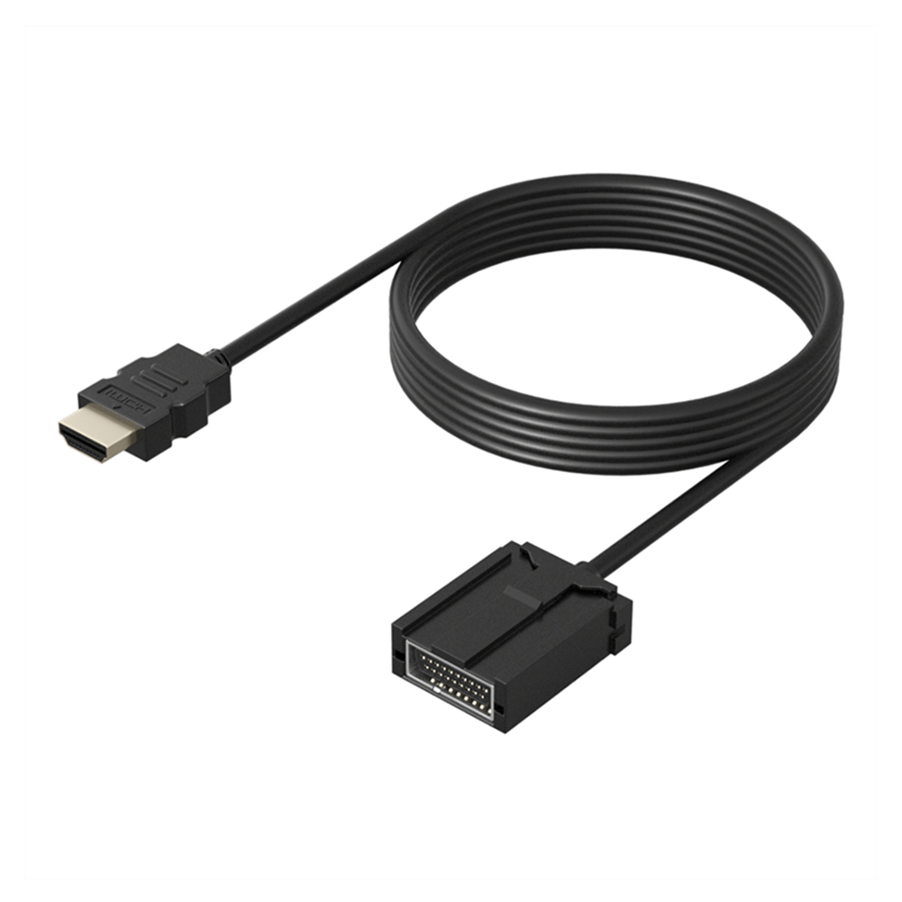 1.5M HDMI-compatible E Type To AM HDMI-compatible Cable HD Video Cable Type E Micro Adapter Cable for Car TV Digital Monitor: Red