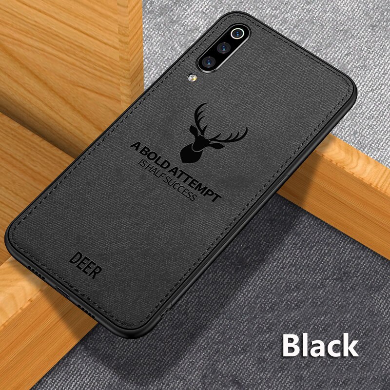 Doek Textuur Herten 3D Soft TPU Magnetische Auto Case Voor Xiao mi mi 9 8 se ingebouwde Magneet Plaat Case voor Xiao mi 9 mi 9 SE Cover