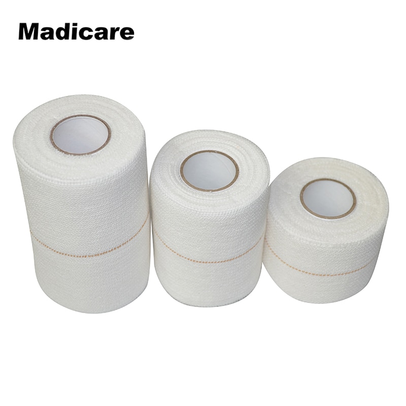 5cm x 4.5M Elastic Tape One Roll Heavy Stretch Tape Elastic Adhesive Bandage EAB Middle Line Elastic Adhesive Tape Sports