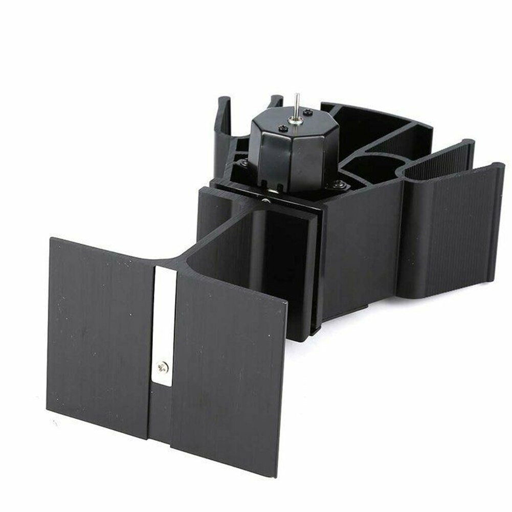 Mini Black Burner Stoves Fan Four Leaf Burning Stove Fan Ecological Fireplace Fan Wood Burner Stoves Home Heat Distribution