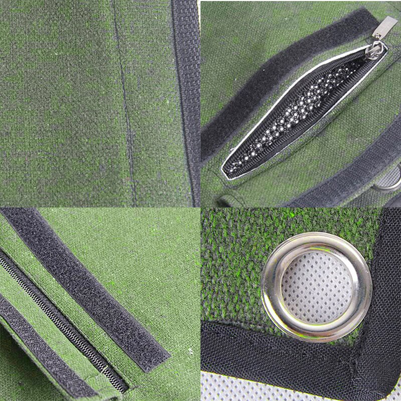 Wing Chun Kung Fu Wall Bag Canvas Leather Kick Boxing Striking Punch Bag Sand Bag for Training