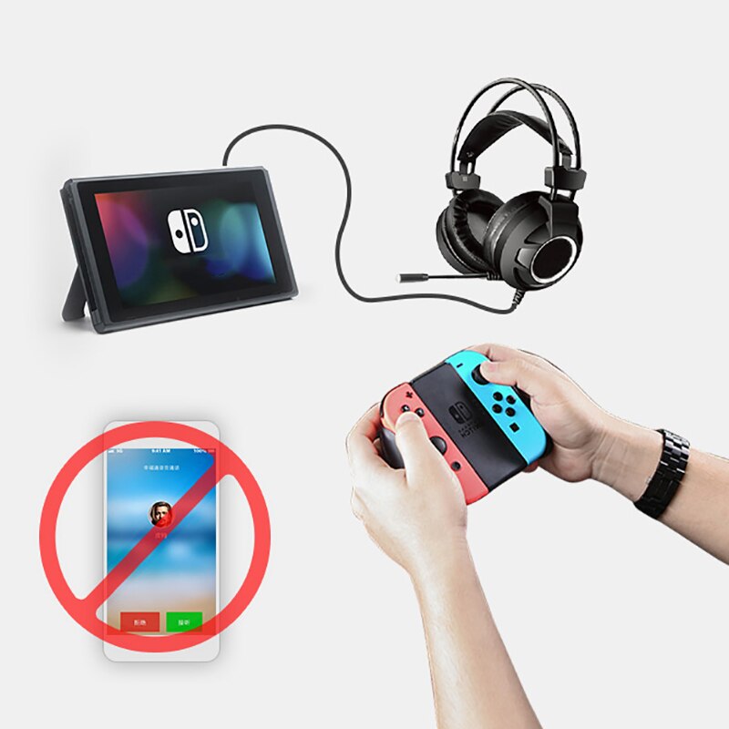 Ipega 2-in-1 Audio Adapter - Converter for Switch Console to Headphones - 1 Input 2 Output - Headphone + Mic Plug