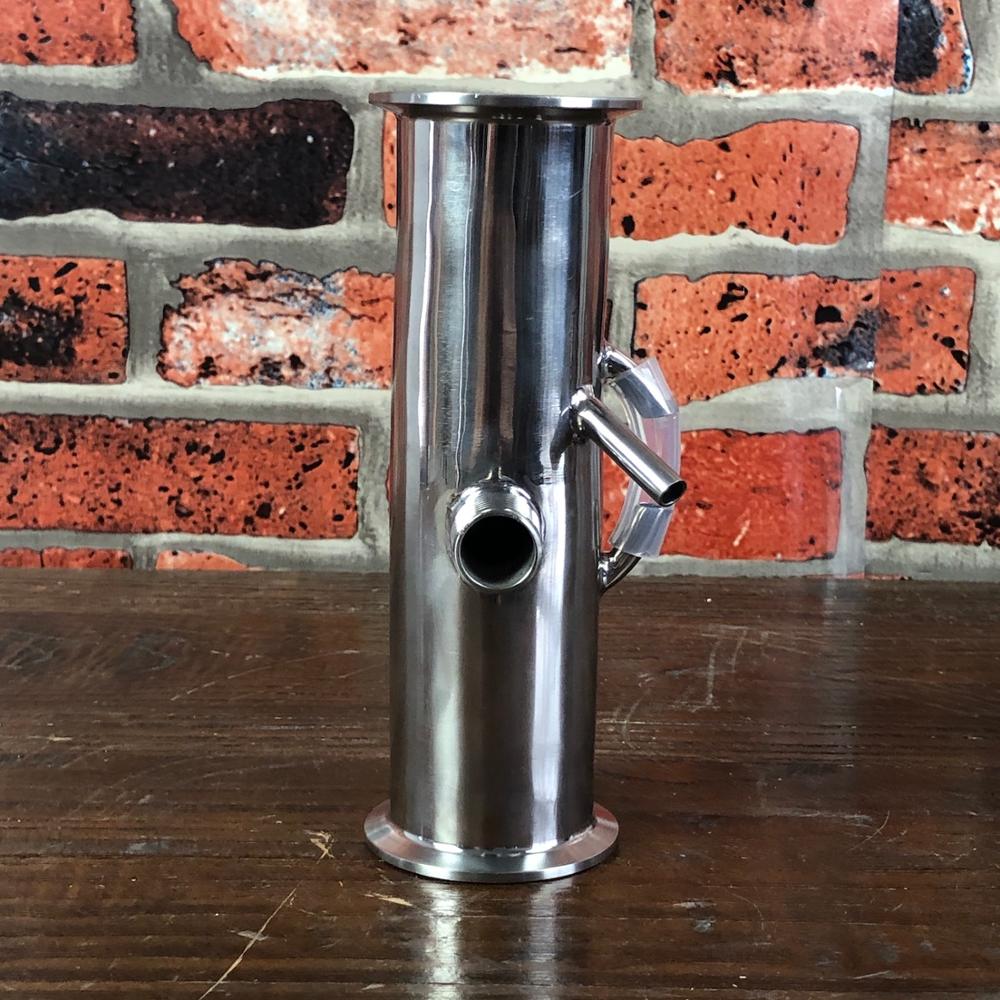 2" 51mm Flange OD64mm Boka Reflux Head , Reflux column , Distillation , Sanitary Steel 304