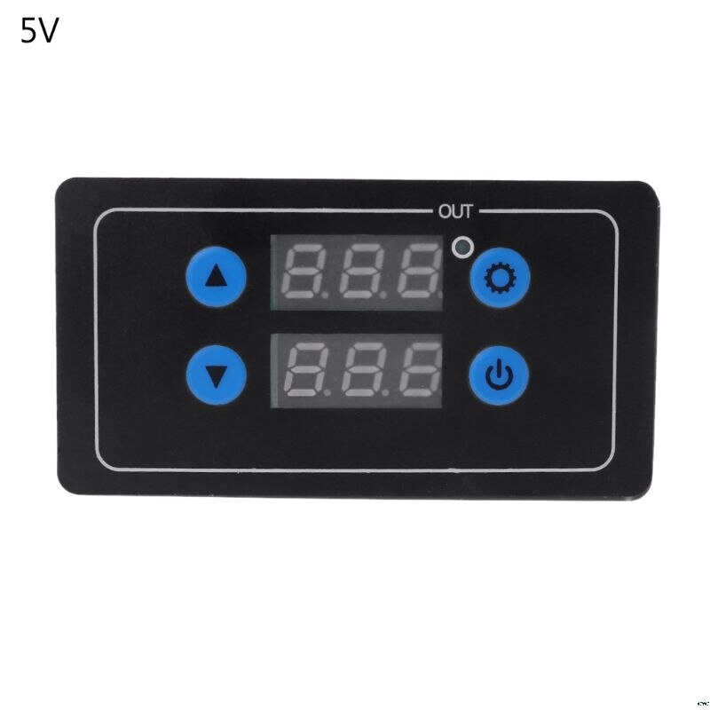0.1s - 999h Countdown Timer Programmable Cycle Control Module Time Dalay Relay 5V/12V/220V Optional Voltage: 5V
