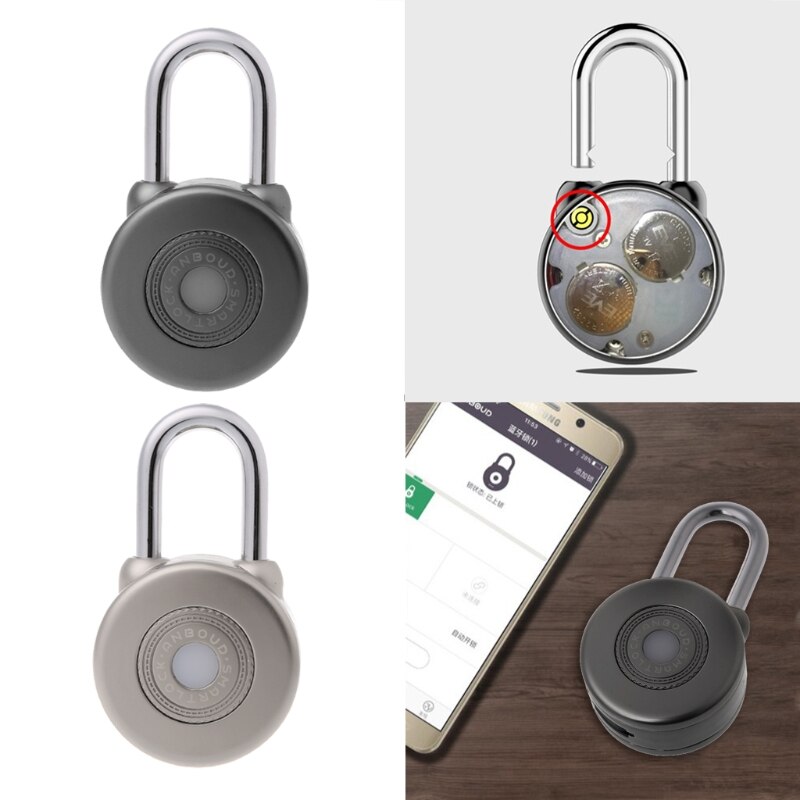 Wireless Control Smart Bluetooth Padlock Master Keys Types Lock with APP Control