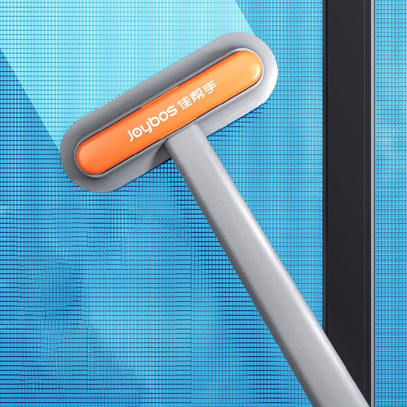 Joybos Double Sided Cleaning Brush Multi-function Screen Cleaner Carpet Wiper Sofa Brush Window Cleaner Home Pet Hair Broom JX87: Gray Brush