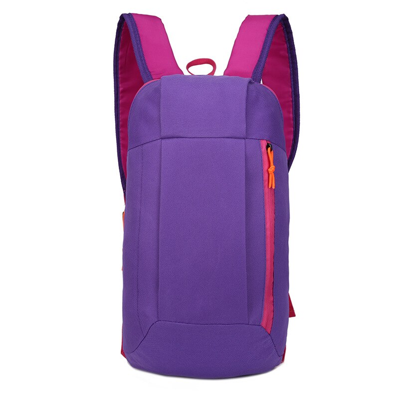 Sac à dos étanche 10L pour Sports de plein air léger, sac à dos pour Sports de plein air, voyage randonnée avec fermeture éclair avec ceinture ajustable, pour hommes, femmes et enfants: Violet couleur