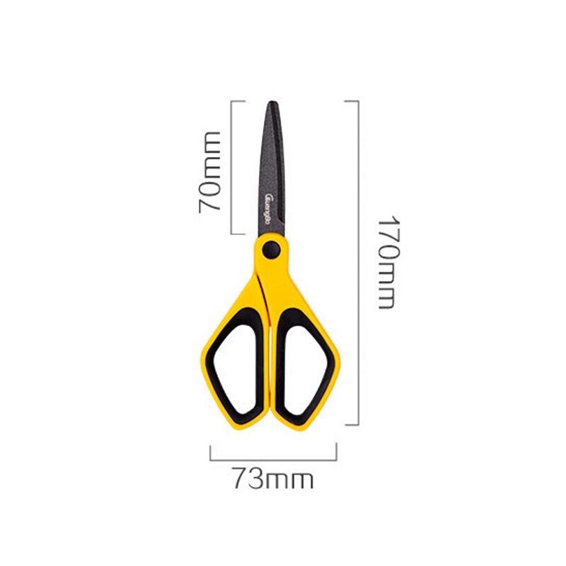 Tijeras de teflón Fizz, tijeras antiadherentes para oficina, papelería, tijeras para corte de papel hecho a mano para oficina y hogar