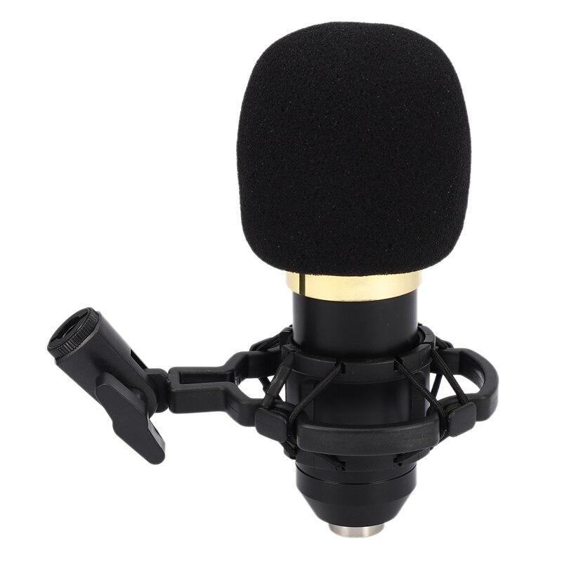 Condenser Sound Microphone with Shock Mount for Computer Sound Recording Kit KTV Karaoke BM800 Microphone