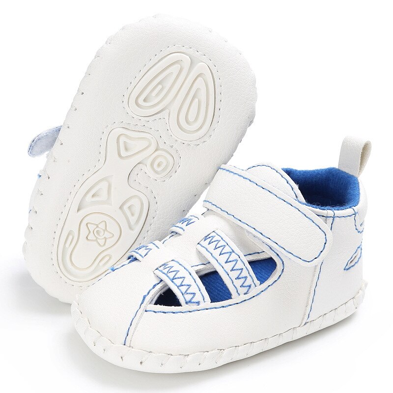 style summer hollow baby sandals Newborn baby shoes moccasins Non-slip first walker sandals for 0-18M