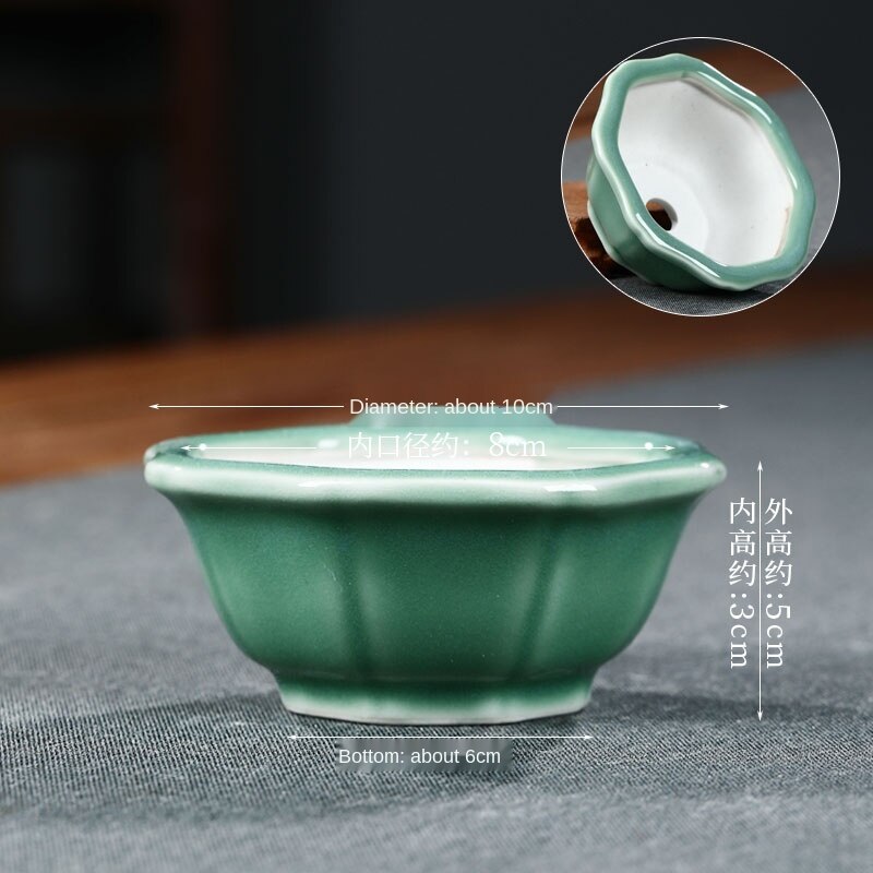 New Arrival domowe doniczki ceramiczne stół Bonsai zielone sukulenty doniczki pulpit dekoracyjne do ogrodu LB552: color14