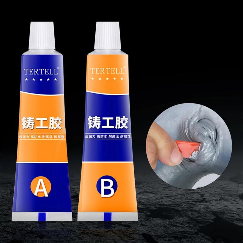 Pasta de reparación Industrial resistente al calor, 20g/70g/100g, pasta de reparación de Metal para soldadura en frío, Gel adhesivo A &amp; B, agente de fundición, herramientas de pegamento