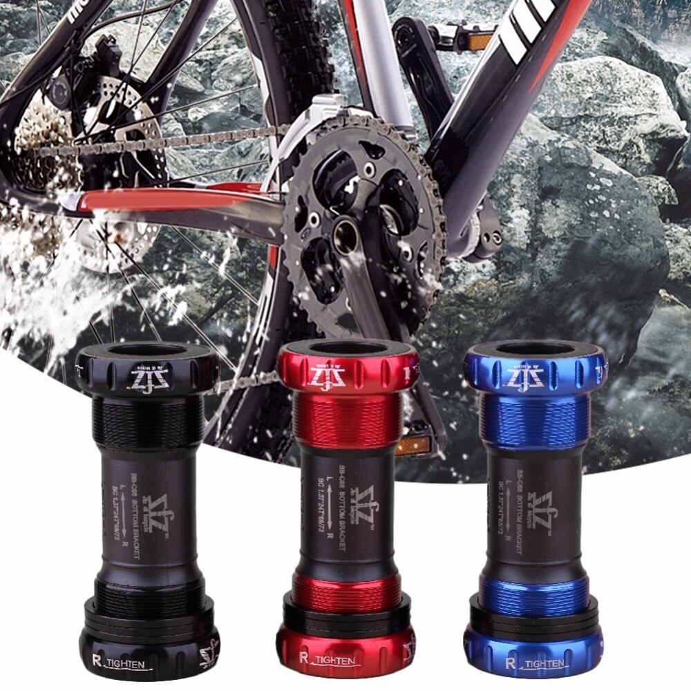 Trapas 68/73mm fietsassen mtb racefiets trapas waterdicht cnc aluminiumlegering bb crankstel as onderdelen