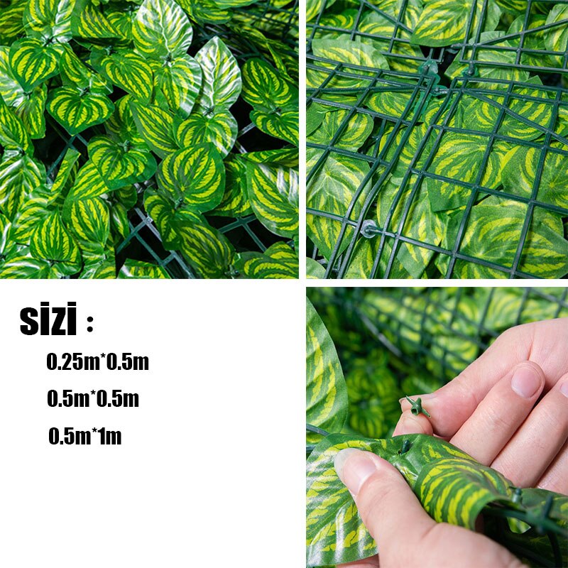0.25*0.5M Kunstmatige Tuin Hek Netto Plastic Expandable Privacy Hek Balkon Anti-Ultraviolet Kunstmatige Groene Plant Hek
