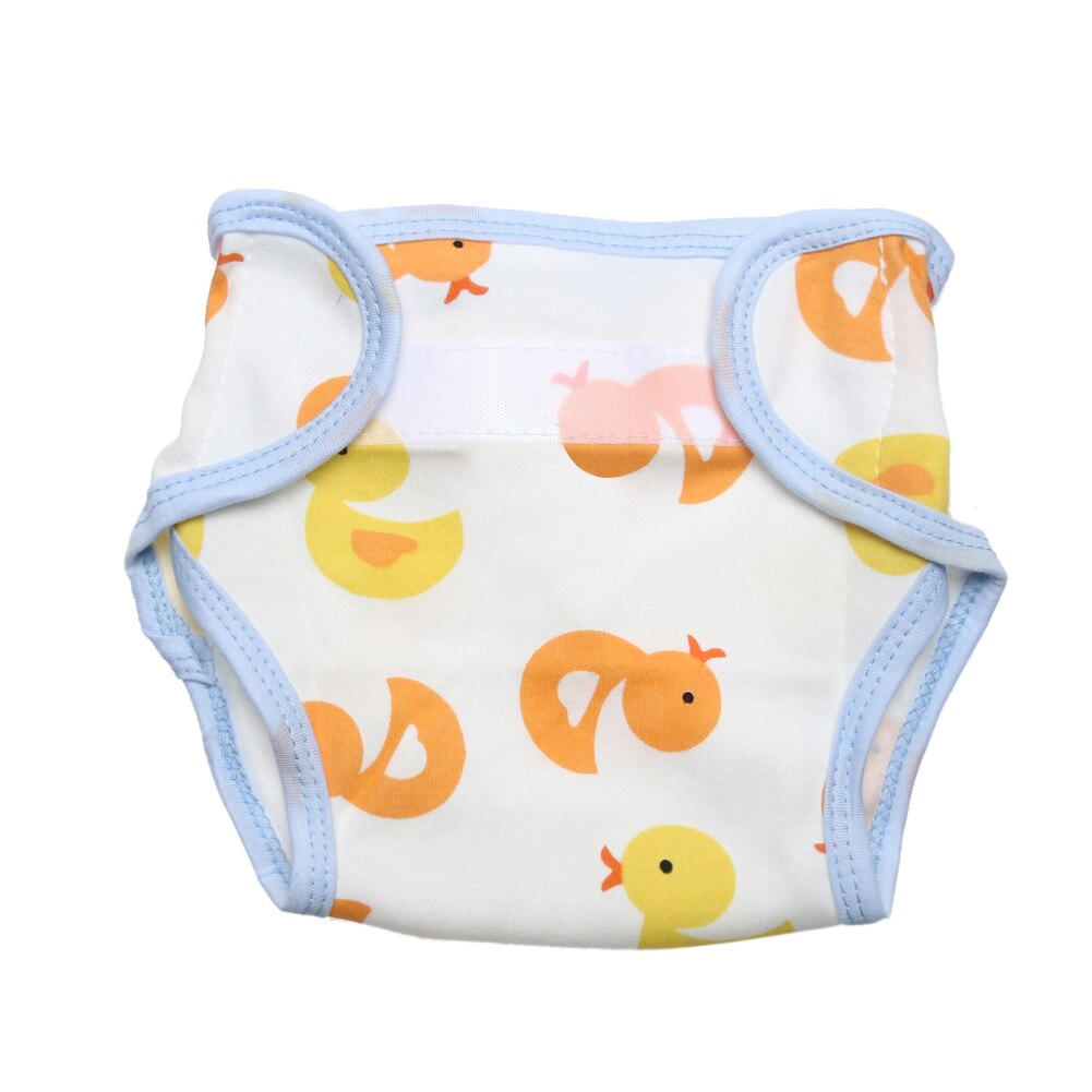 Cartoon Baby Children's Diaper Pants, Pure Cotton Soft And Comfortable, Baby Training Diapers, Adjustable Size: Big yellow duck
