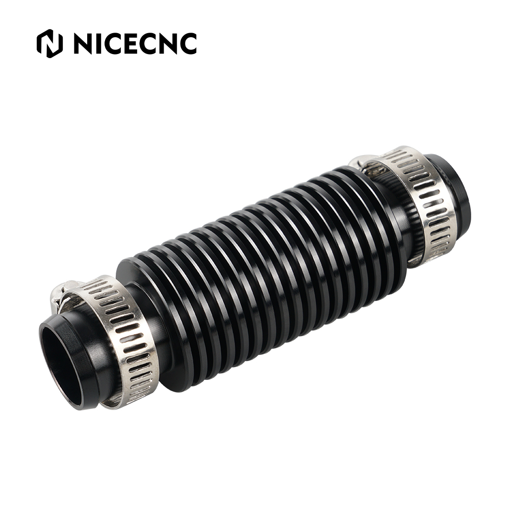 NICECNC alluminio e acciaio inossidabile ATV IN linea SUPER raffreddatore ad acqua per YAMAHA RAPTOR 700 BANSHEE 350 BLASTER 200 YFZ450R TRX450R: nero