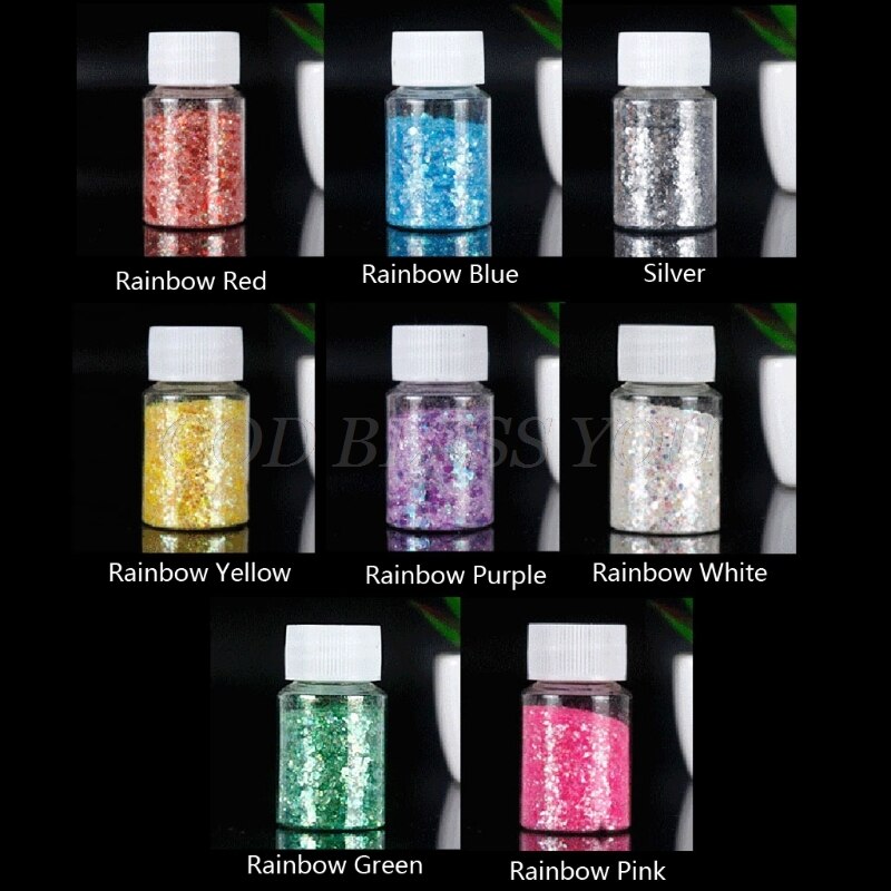 8 Kleuren Resin Casting Mold Glitters Sequains Pigment Grote Kit Make Jewelry Vullingen Nail Art Sieraden Maken