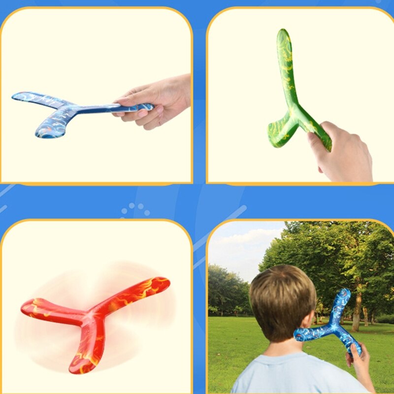 1pc Threeleaf Boomerang Family Interactive Outdoo... Grandado