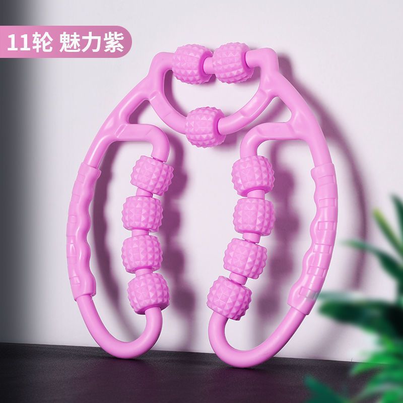 Ringvormige Been Klem Roller Massager Dunne Dij Artefact Reductie Spieren Student Vrouwelijke Yoga Schoonheid Terug Draai Armen Apparatuur: purple