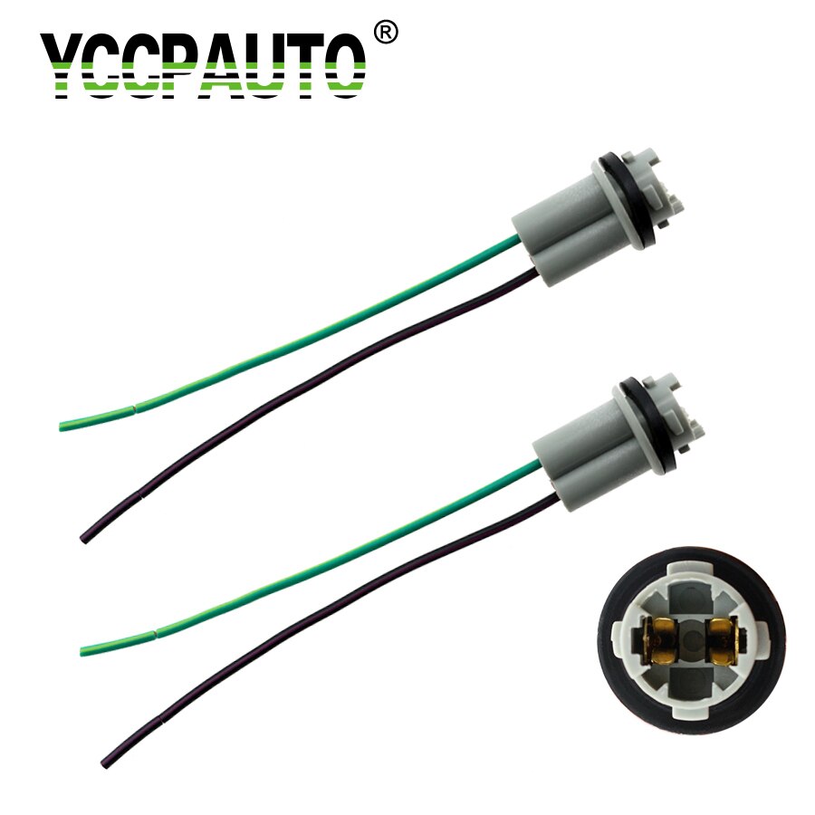 YCCPAUTO T15 W16W Socket Connector T15 Lamp Base Auto Backup Reverse Lamphouder Adapters Kabel 2 STUKS