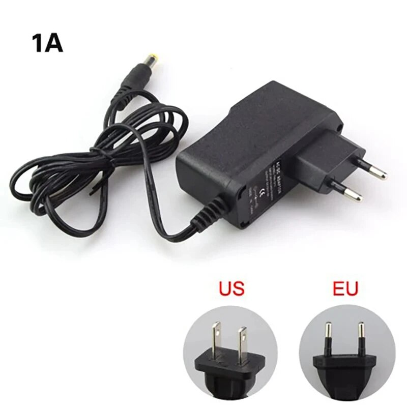 Transformateur d'alimentation 12 volts, convertisseur AC 100-240V à DC 12V, adaptateur d'alimentation EU US, chargeur de Source DC12V 1A 2A 3A, pilote LED