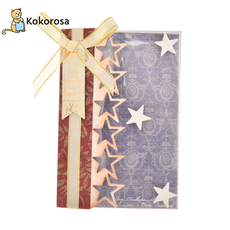 Kokorosa Frame Dies Stars Border Metal Cutting Dies Stencils DIY Dies Scrapbooking Album Embossing Die Cut Card Making Decor