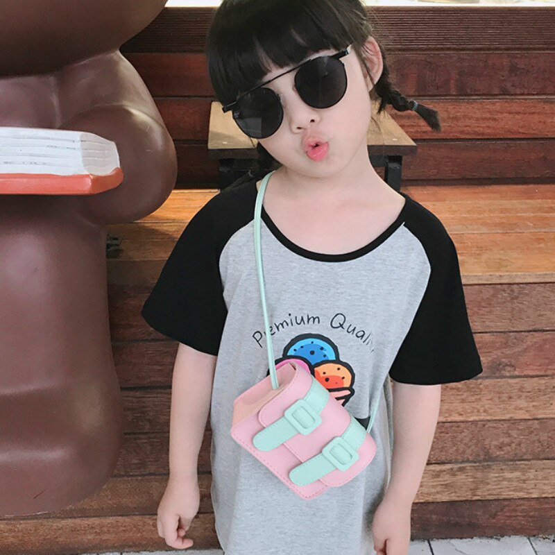 Cute Kids Mini Bag Kawaii Little Girl Small Coin Wallet Pouch Bag Toddler Party Purse Baby Messenger Bag