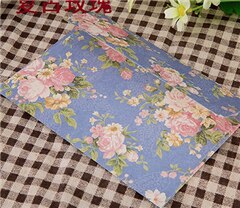 12pcs/lot exquisite flower envelope letterhead cherry roses letter paper fresh and floral envelope love letters: 7