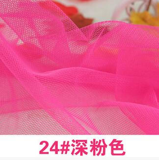 10Yards 150cm Soft Tulle Mesh Lace Fabric Wedding Dress Cloth Netting Mosquito Net Solid Color Pettiskirt Veil Ball Gown Tutu: Pink