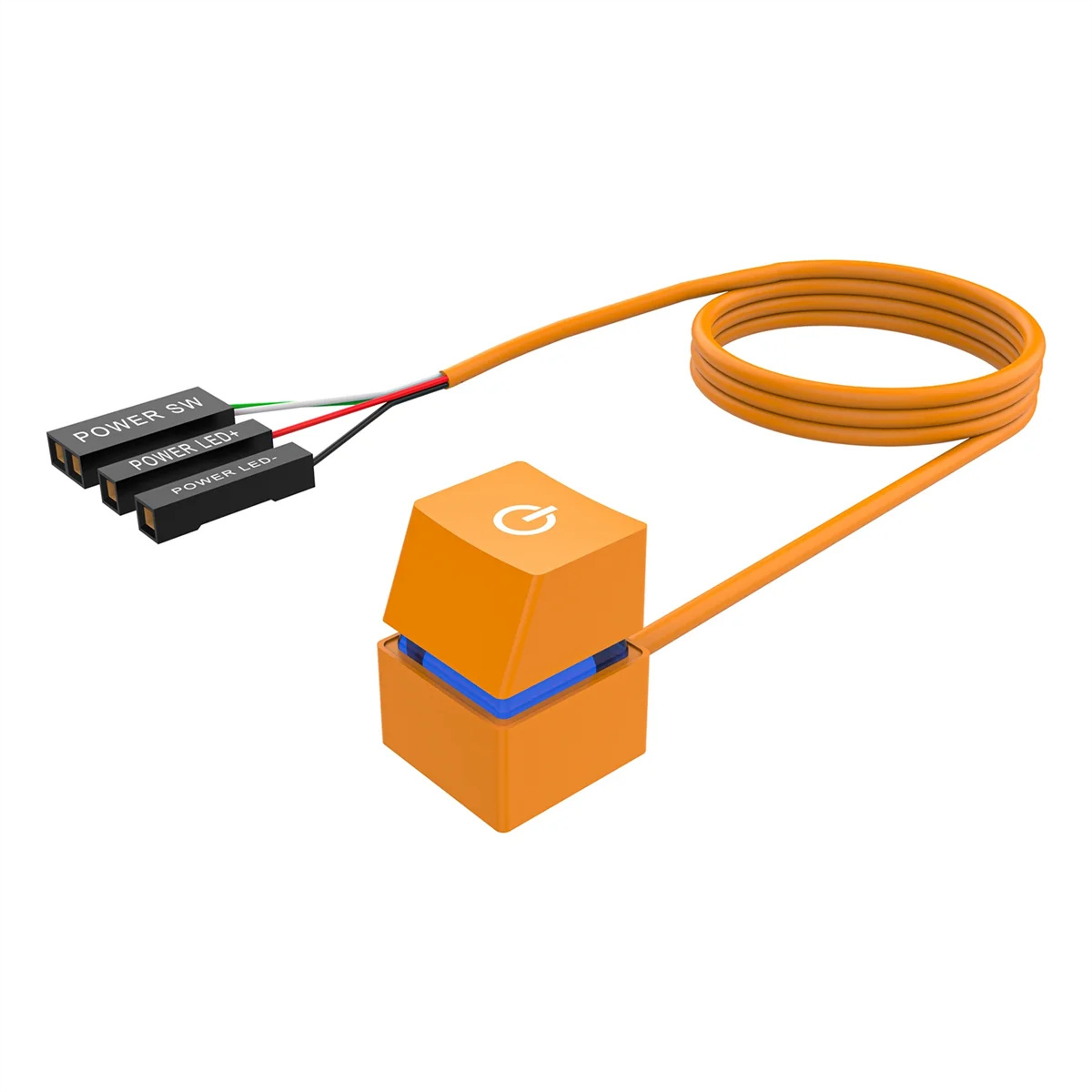 Computer External Desktop Switch Button Extension Cord Mechanical Keyboard Feel One-key Switch Computer Peripheral Switch Button: Bundle3