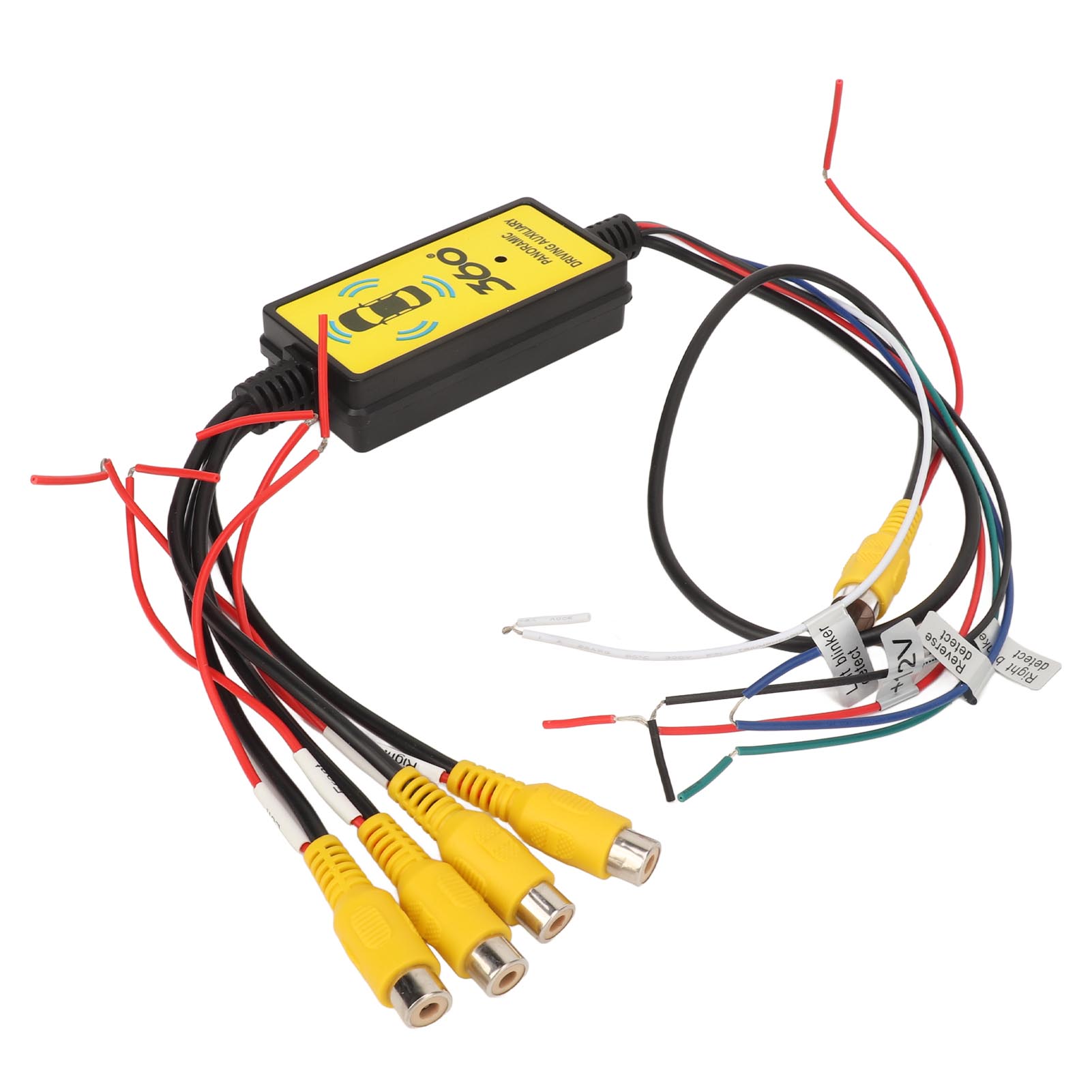 Interruptor divisor de cámara de respaldo de coche, convertidor de conmutador de Video inteligente con Control remoto, 4 entradas y 1 salida