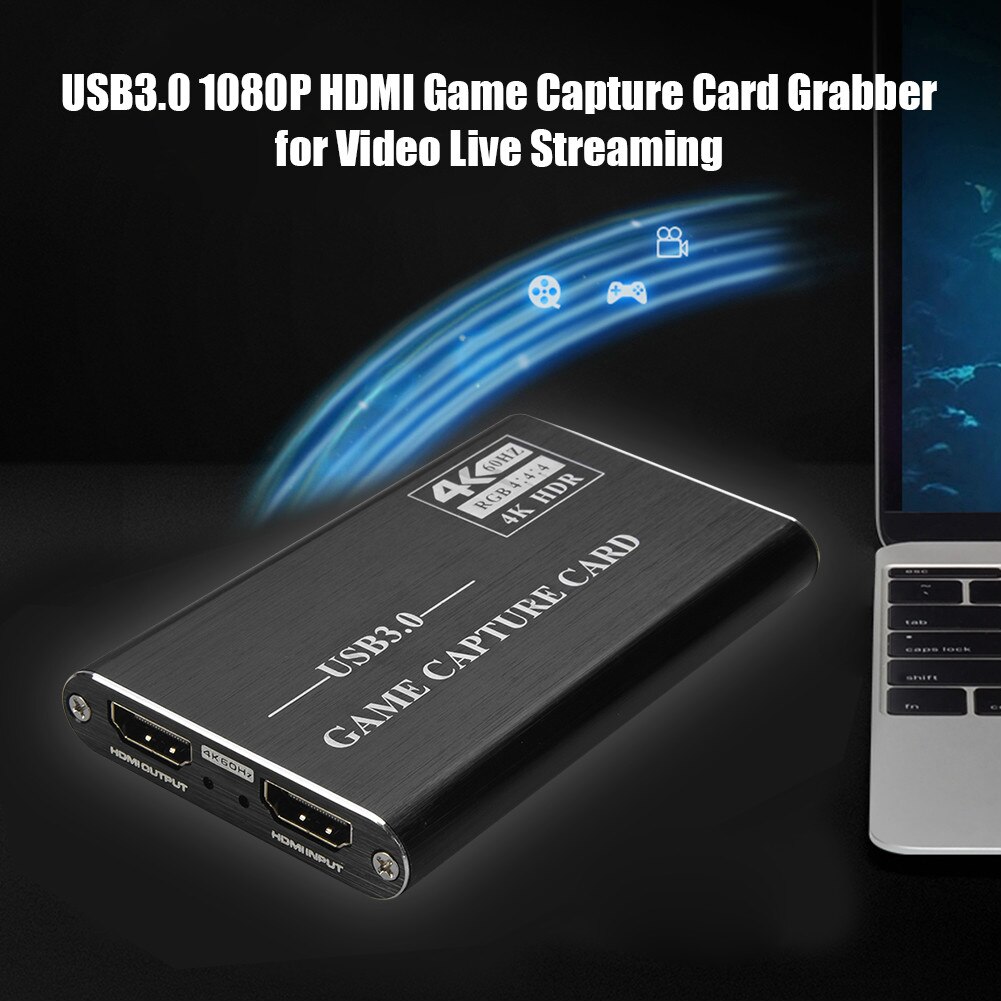 4K Hdmi Game Video Capture Card USB3.0 1080P Grabber Dongle Hdmi Capture Card Voor Obs Vastleggen Game Game capture Card Live