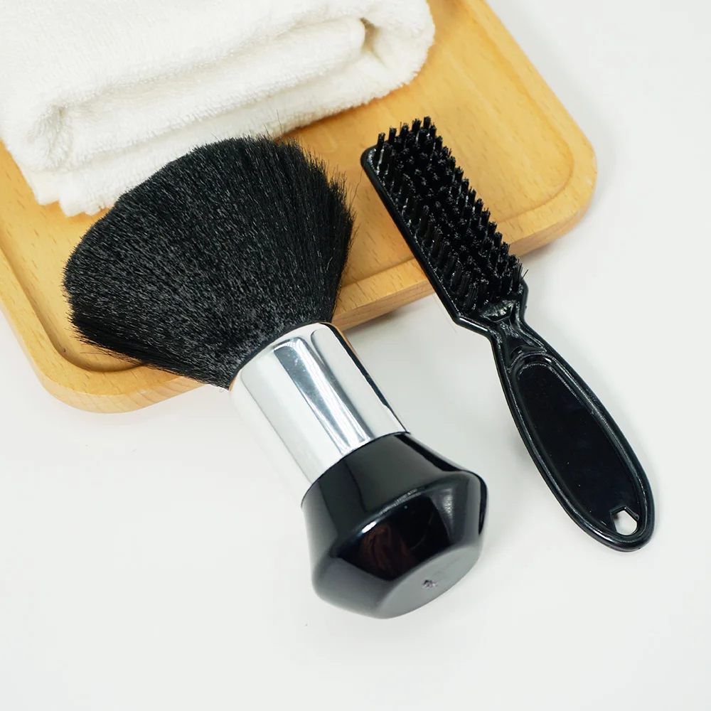Haarschneider, Nackenreiniger, Haarreiniger, Staubsammler, Haarbürste, Friseursalon, Haarbürste, Werkzeughaar, speziell für Echthaarperücken: Braun