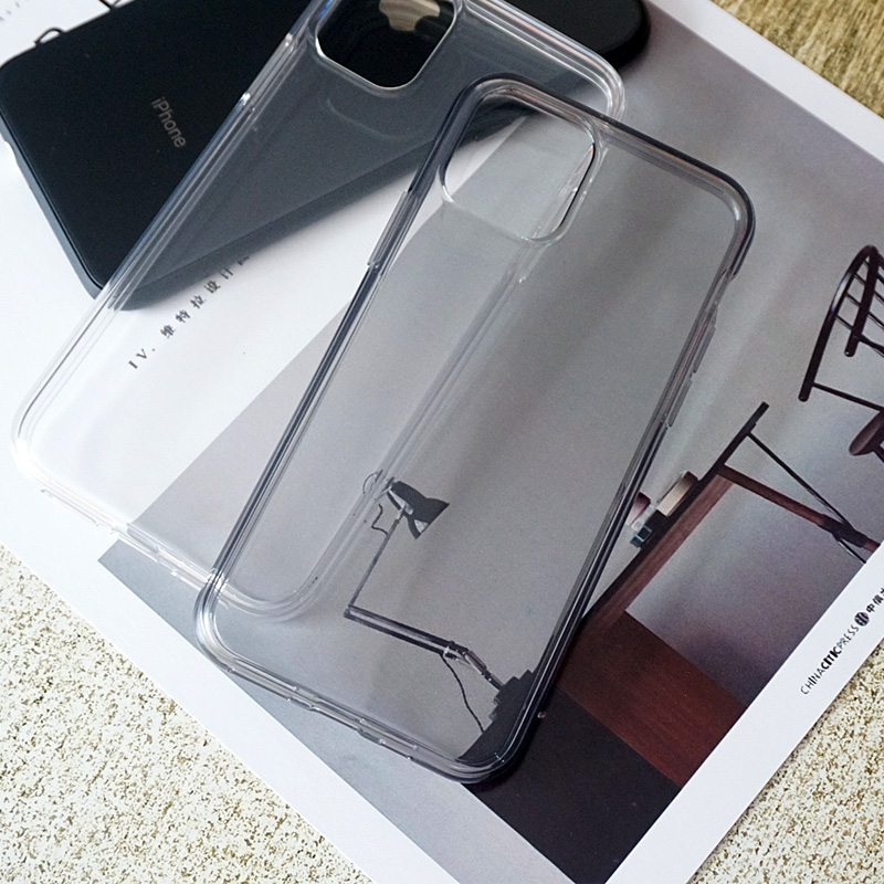 Doorzichtig Zwart Zacht TPU Hoesje Voor Iphone 15 14 13 12 11 Pro Max X Xs Xr 6 7 8 Plus Se Transparante Bescherming Achterkant