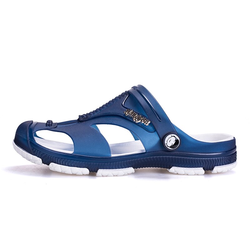 Tongs hommes sandales chaussures hommes décontractées été plage tongs pantoufles Sapatos Hembre Sapatenis Masculino: Bleu / 10