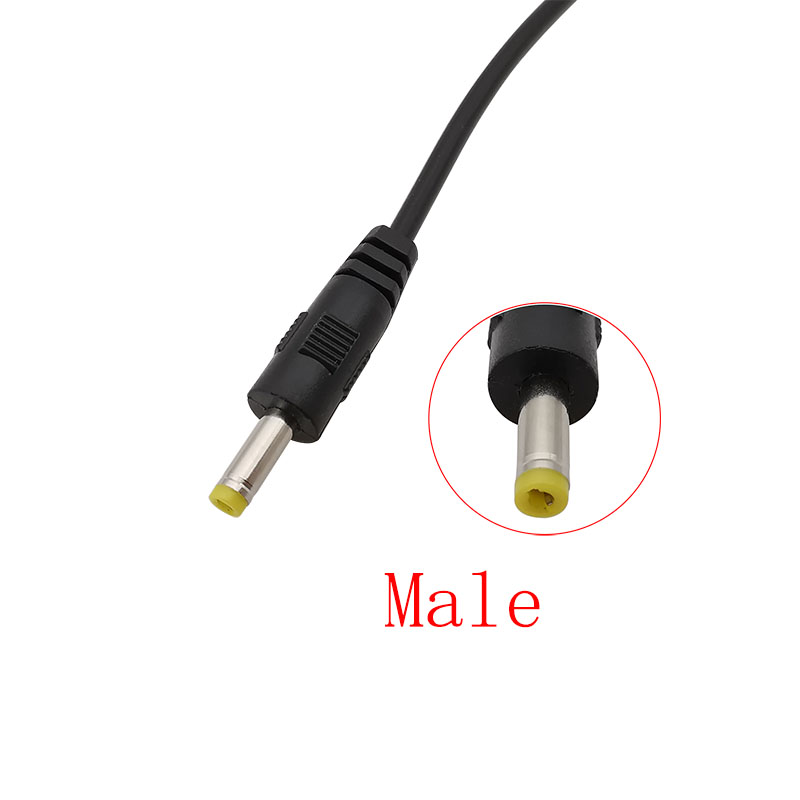 Dc-förlängningskabel 4.0 x 1.7mm dc-ström hane/hona jack uttag kabel adapter kontakt för cctv-kamera led-remsa ljus