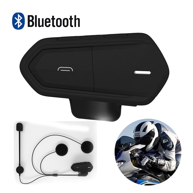 B35 Waterdichte Motorrijwiel Helm Intercom Draadloze Handsfree Stereo Oortelefoon High-Fidelity Bluetooth Headset