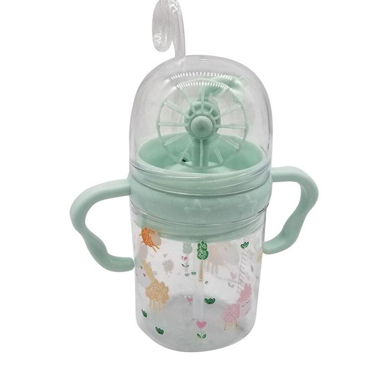 250 Ml Kinderen Grappig Whale Water Spray Drinkbeker Cartoon Zuigflessen Met Rietjes Draagbare Kinderen Cups Drinkware Cup: H